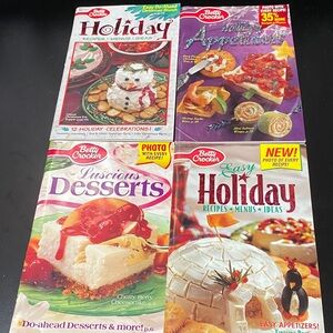 Betty Crocker Festive holiday cookbook magazine Recipe Collection